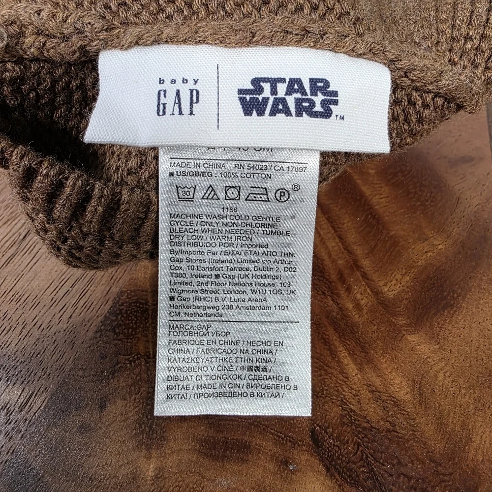 Star Wars Leia Baby Gap Knit Hat 12 - 18 Months